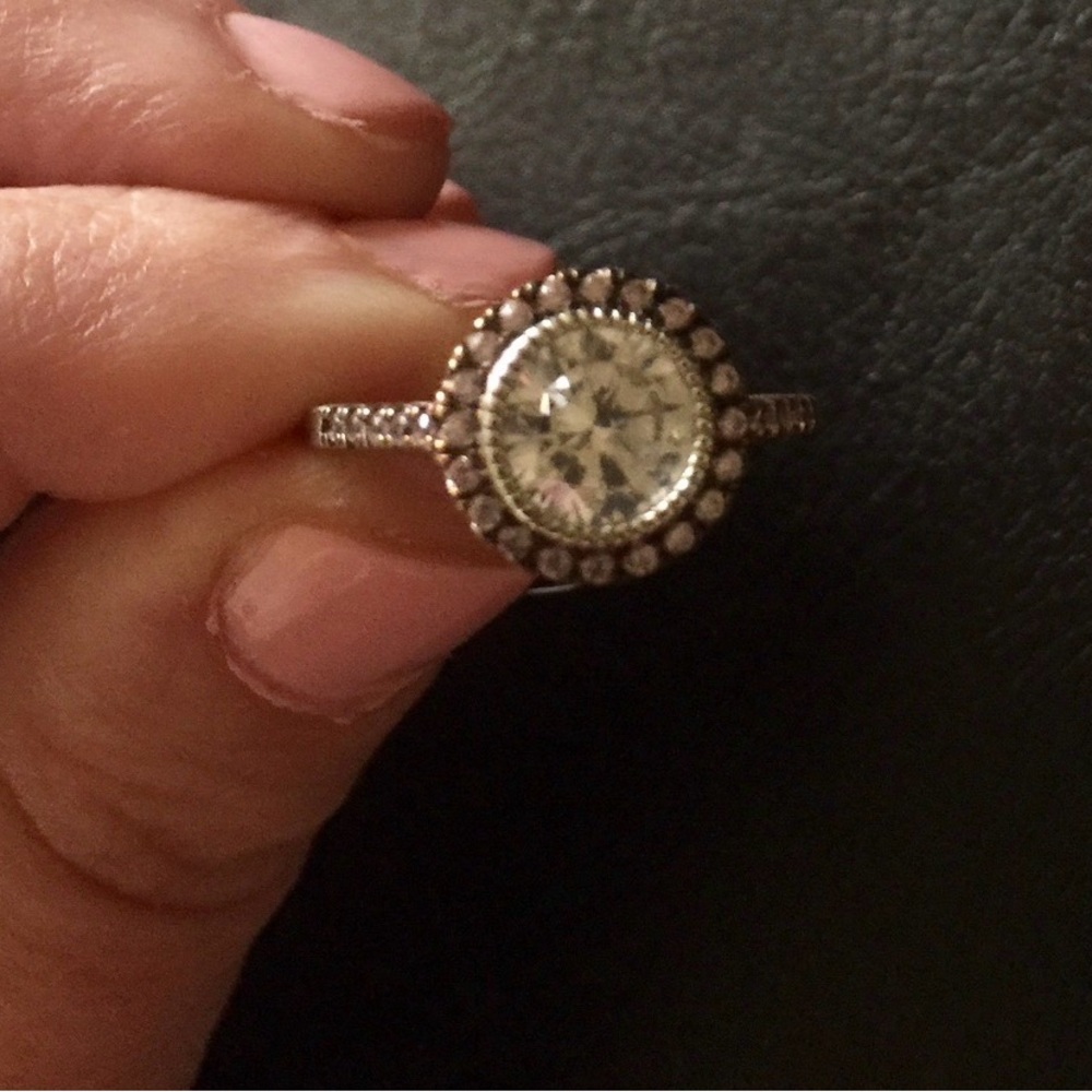 BRAND NEW STERLING SILVER RING/CZ RING - Picture 6 of 14